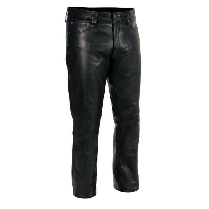 5 Pocket Wholesale Leather Pants