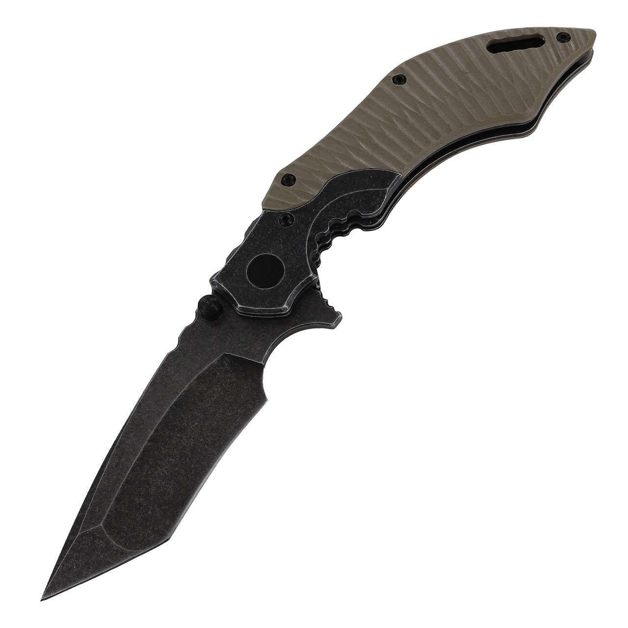 Spring Assisted Tanto Blade Wholesale Pocket Knife