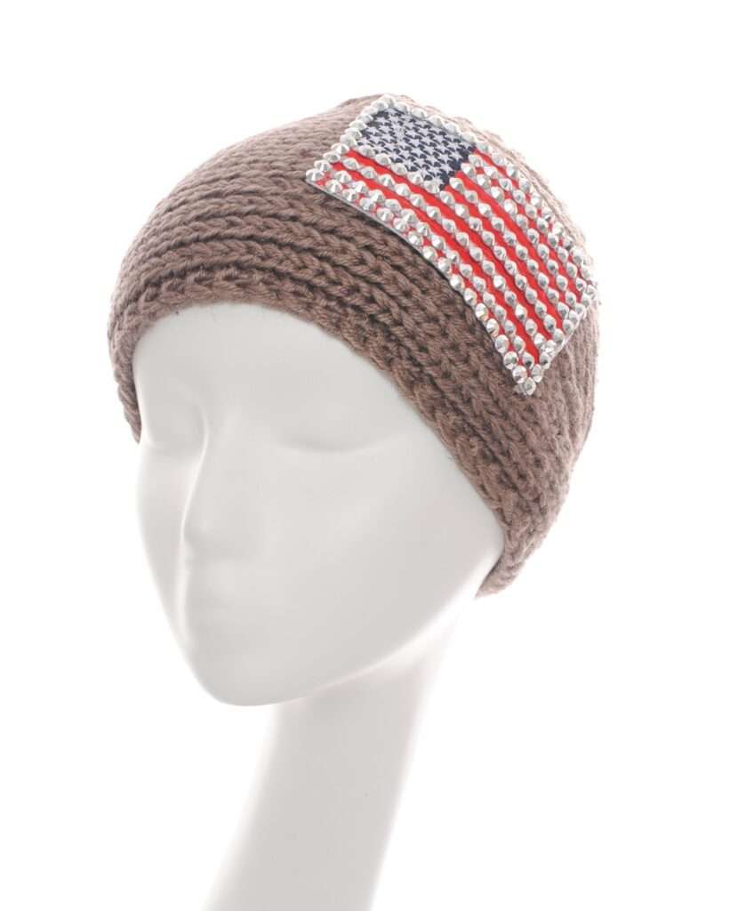 American Flag Wholesale Knit Headwrap