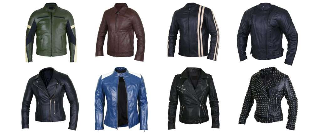 Popular styles and colors of wholesale motorcycle leather jackets